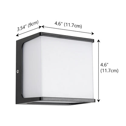 Buitenlamp Wand Kubus – Moderne Waterdichte LED Wandlamp voor Gevel & Tuin