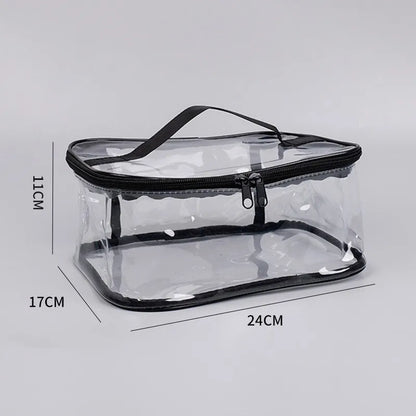 Transparante Opbergzak met Rits – Grote Speelgoed & Opberg Organizer, Set