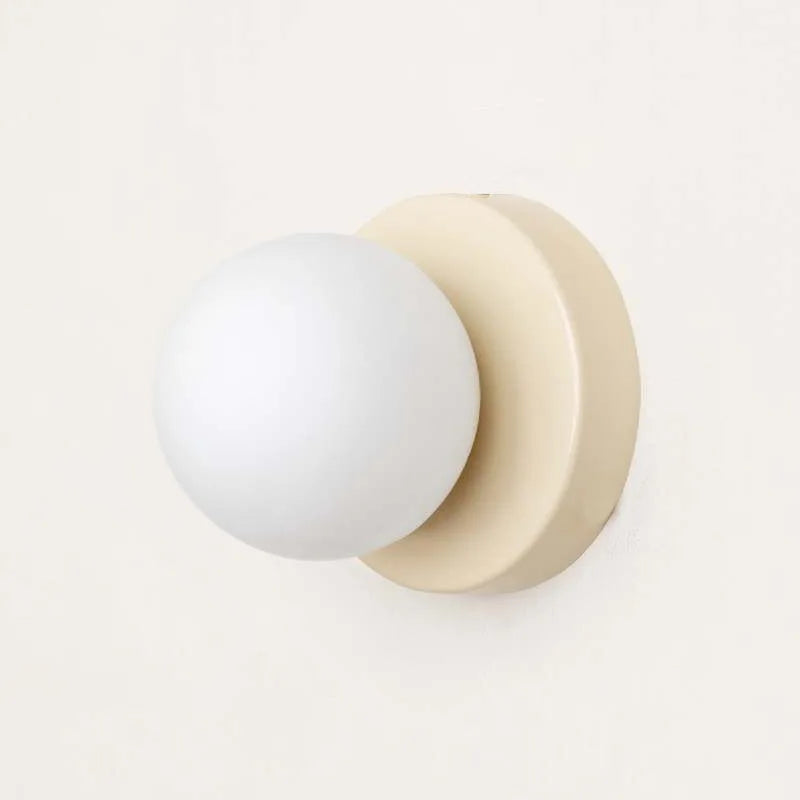 Wandlamp Macaron Gekleurd Glas – Moderne LED Sconce voor Slaapkamer & Hal