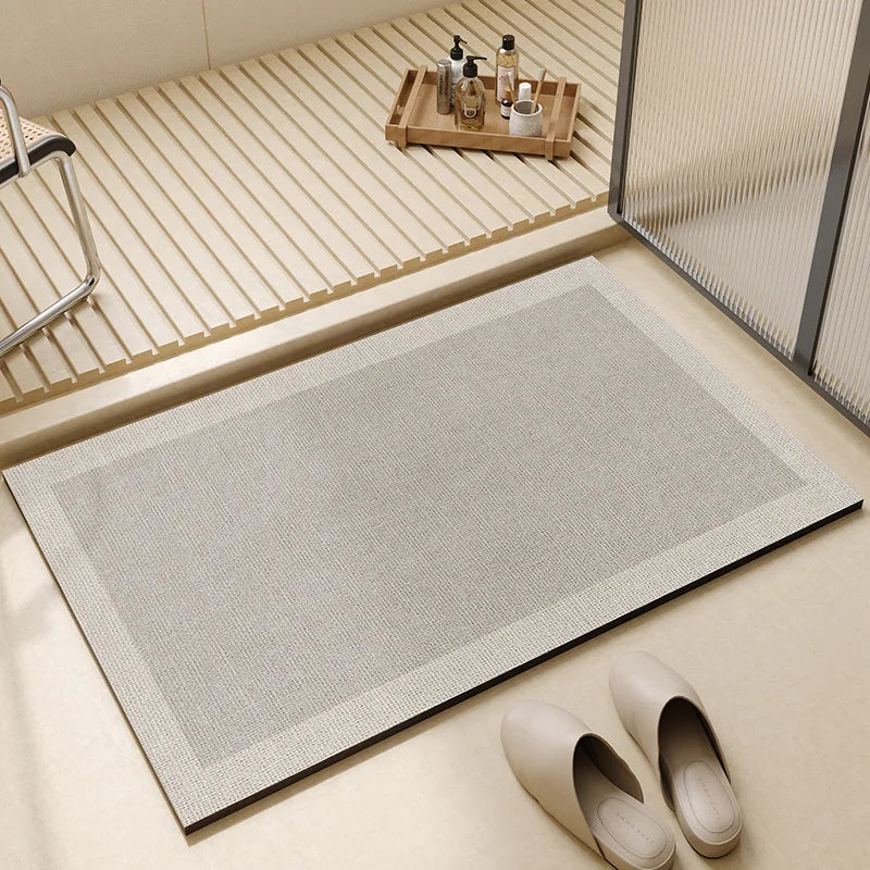 Badmat Absorberend Sneldrogend – Antislip Badkamermat, Diverse Formaten