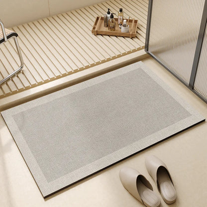 Badmat Absorberend Sneldrogend – Antislip Badkamermat, Diverse Formaten