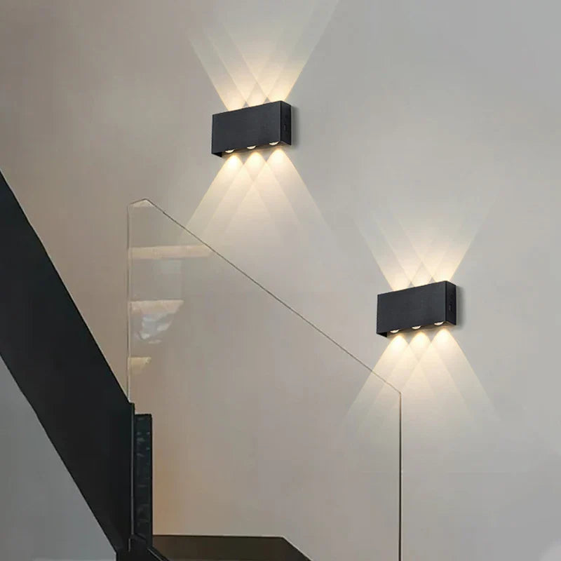 Oplaadbare Wandlamp Houtlook – Draadloze LED met 3 Lichtkleuren, Geen Boren Nodig