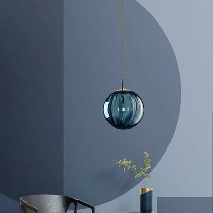 Hanglamp Glasbol Nordic – Kleurrijke Pendant voor Eetkamer & Woonkamer