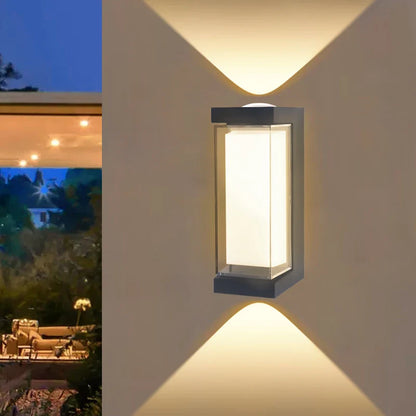 Buitenlamp Wand Up & Down – Waterdichte LED Wandlamp voor Gevel & Tuin