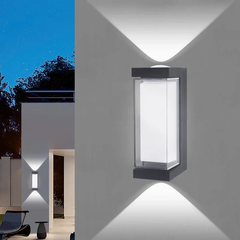 Buitenlamp Wand Up & Down – Waterdichte LED Wandlamp voor Gevel & Tuin