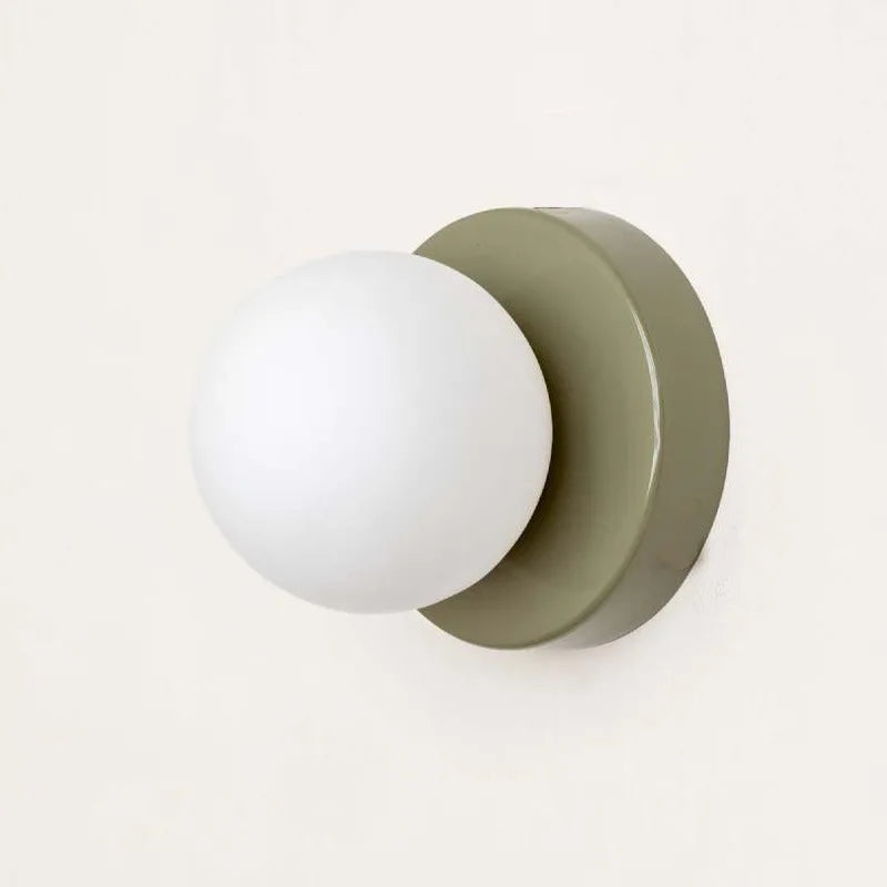 Wandlamp Macaron Gekleurd Glas – Moderne LED Sconce voor Slaapkamer & Hal