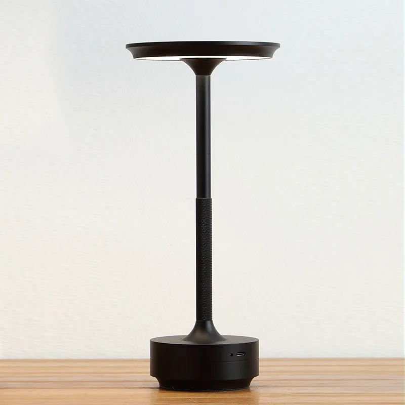 Oplaadbare Tafellamp Touch Dimbaar – Draadloze LED Sfeerlamp van Aluminium