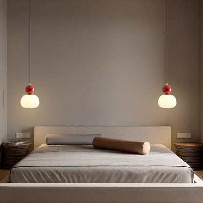 Hanglamp Nordic Pompoen – Moderne LED Plafondlamp voor Eetkamer & Woonkamer