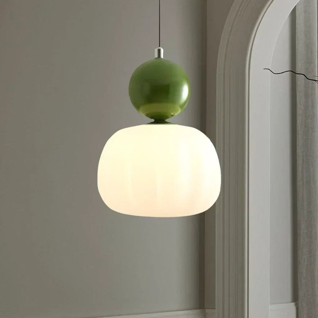 Hanglamp Nordic Pompoen – Moderne LED Plafondlamp voor Eetkamer & Woonkamer