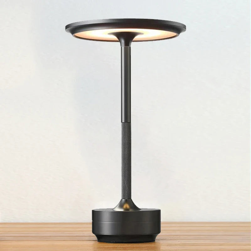 Oplaadbare Tafellamp Touch Dimbaar – Draadloze LED Sfeerlamp van Aluminium