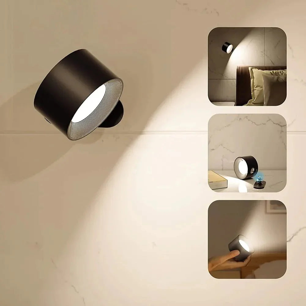 Oplaadbare LED Wandlamp USB – Draadloos met Touch- of Afstandsbediening