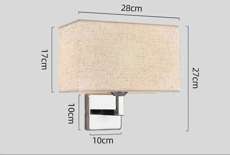 Wandlamp met Leeslamp – Nordic Bedlamp met Verstelbare Leesspot