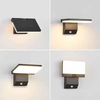 Buitenlamp Wand met Bewegingssensor – IP65 Waterdichte LED Wandlamp voor Gevel