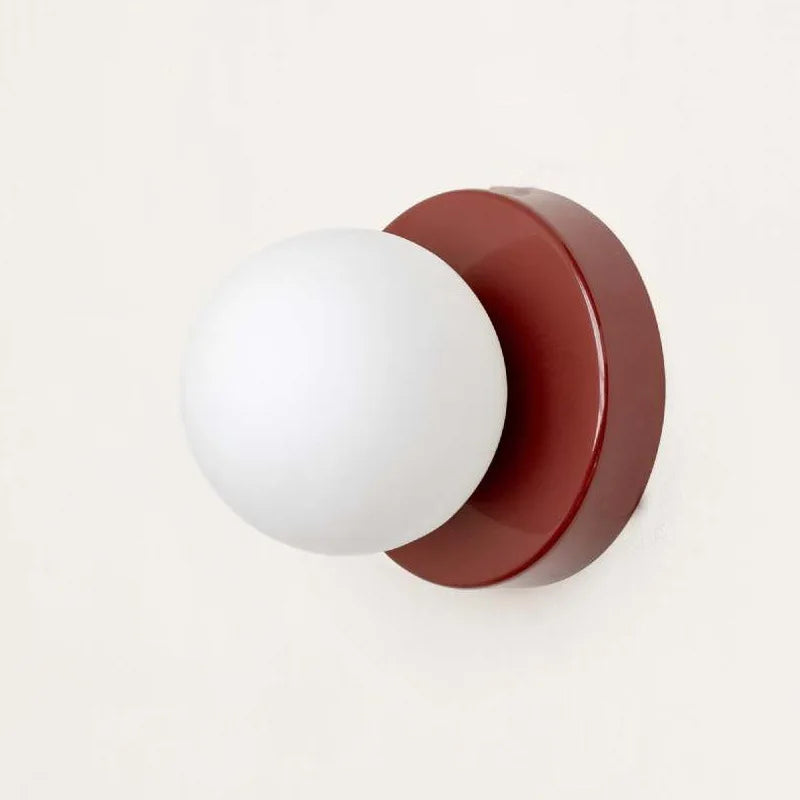 Wandlamp Macaron Gekleurd Glas – Moderne LED Sconce voor Slaapkamer & Hal