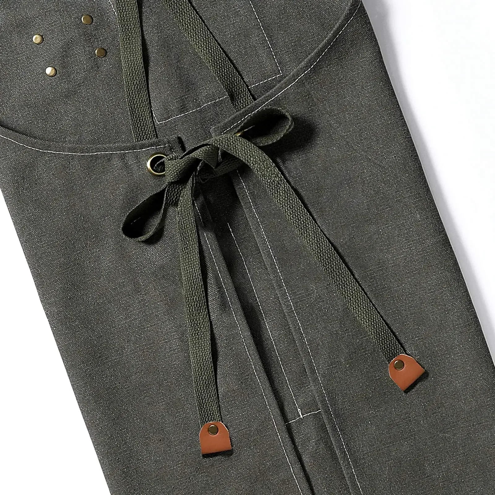 Keukenschort Canvas – Unisex Kookschort voor Koken, BBQ & Werk, Verstelbaar
