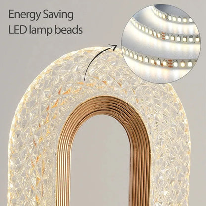 Nachtlampje 3D Kristal LED – Oplaadbare Dimbare Sfeerlamp met Touchbediening
