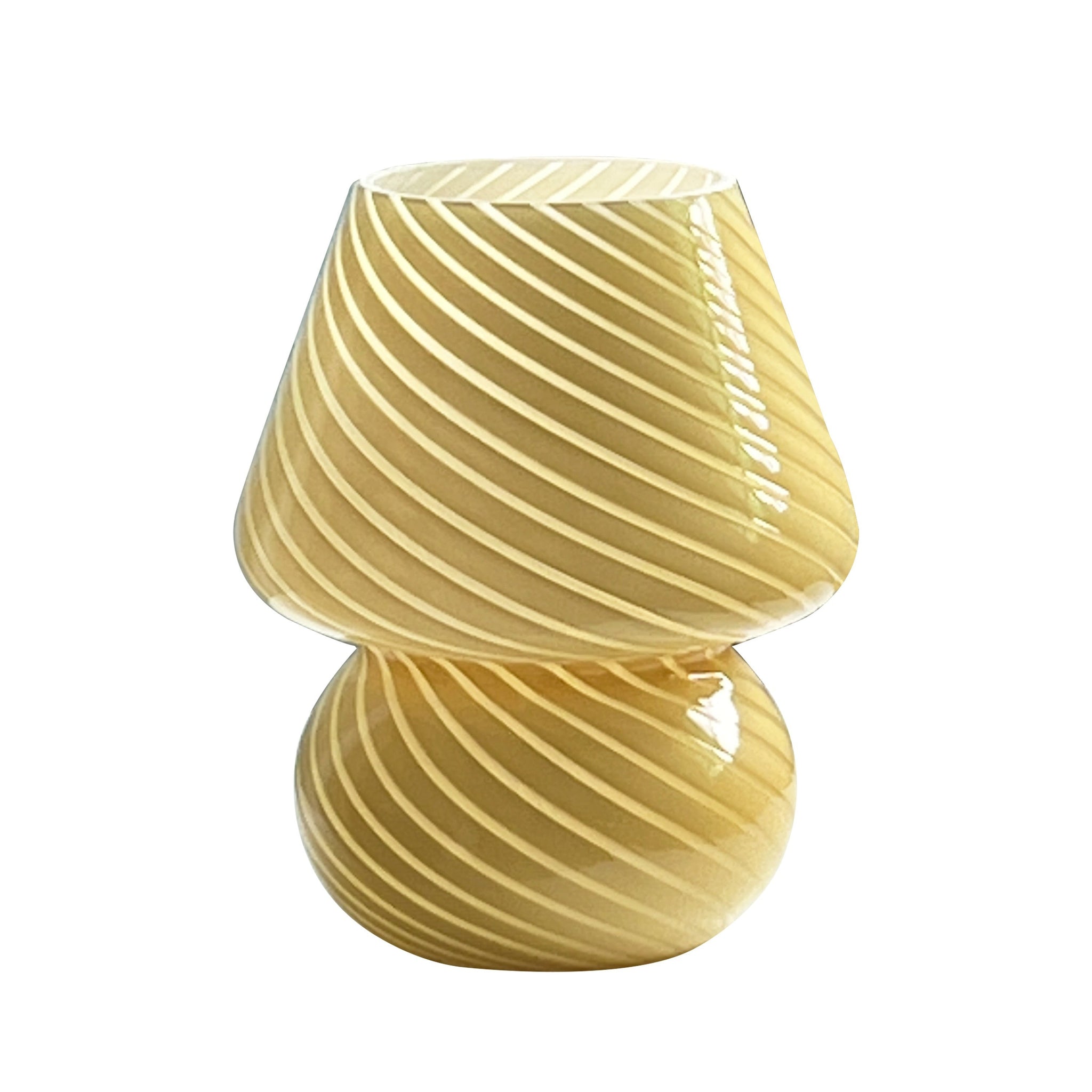 Mushroom Tafellamp Glas – Dimbare USB Paddenstoellamp in Murano-stijl