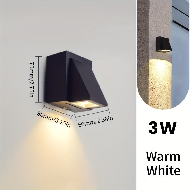 Buitenlamp Wand LED 3W/6W – Waterdichte Decoratieve Wandlamp voor Gevel
