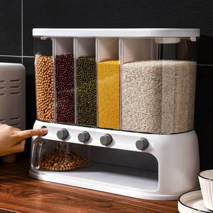 Voorraadpot Set Luchtdicht – Keuken Voorraadbus met Kanteldeksel voor Granen, Pasta & Meel