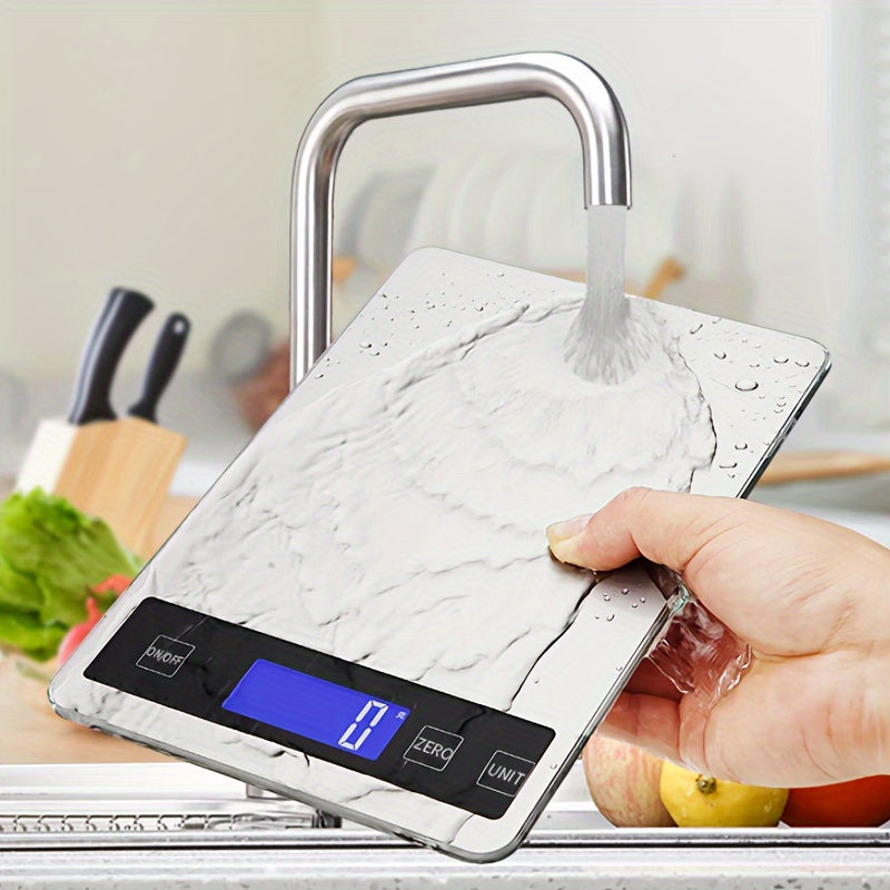 Digitale Keukenweegschaal 15kg – USB Oplaadbaar, Precisie Voedselweegschaal