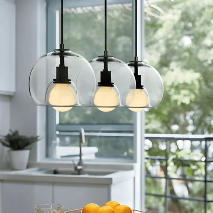 Hanglamp Mondgeblazen Glas – Design Glazen Pendant voor Eettafel & Keukeneiland