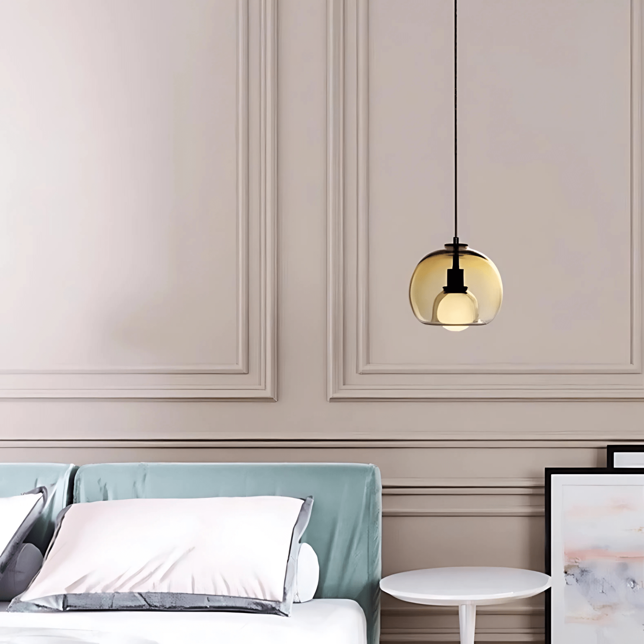 Hanglamp Mondgeblazen Glas – Design Glazen Pendant voor Eettafel & Keukeneiland