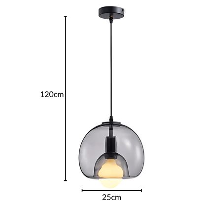 Hanglamp Mondgeblazen Glas – Design Glazen Pendant voor Eettafel & Keukeneiland