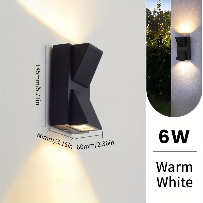 Buitenlamp Wand LED 3W/6W – Waterdichte Decoratieve Wandlamp voor Gevel