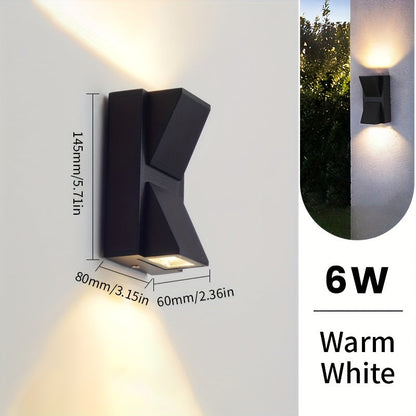 Buitenlamp Wand LED 3W/6W – Waterdichte Decoratieve Wandlamp voor Gevel