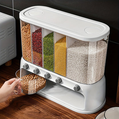Voorraadpot Set Luchtdicht – Keuken Voorraadbus met Kanteldeksel voor Granen, Pasta & Meel