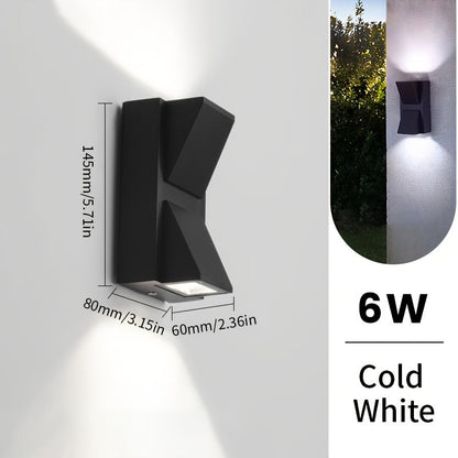 Buitenlamp Wand LED 3W/6W – Waterdichte Decoratieve Wandlamp voor Gevel