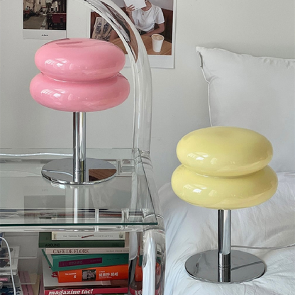 Tafellamp Glas Italiaans Design – Moderne Retro Sfeerlamp voor Woonkamer
