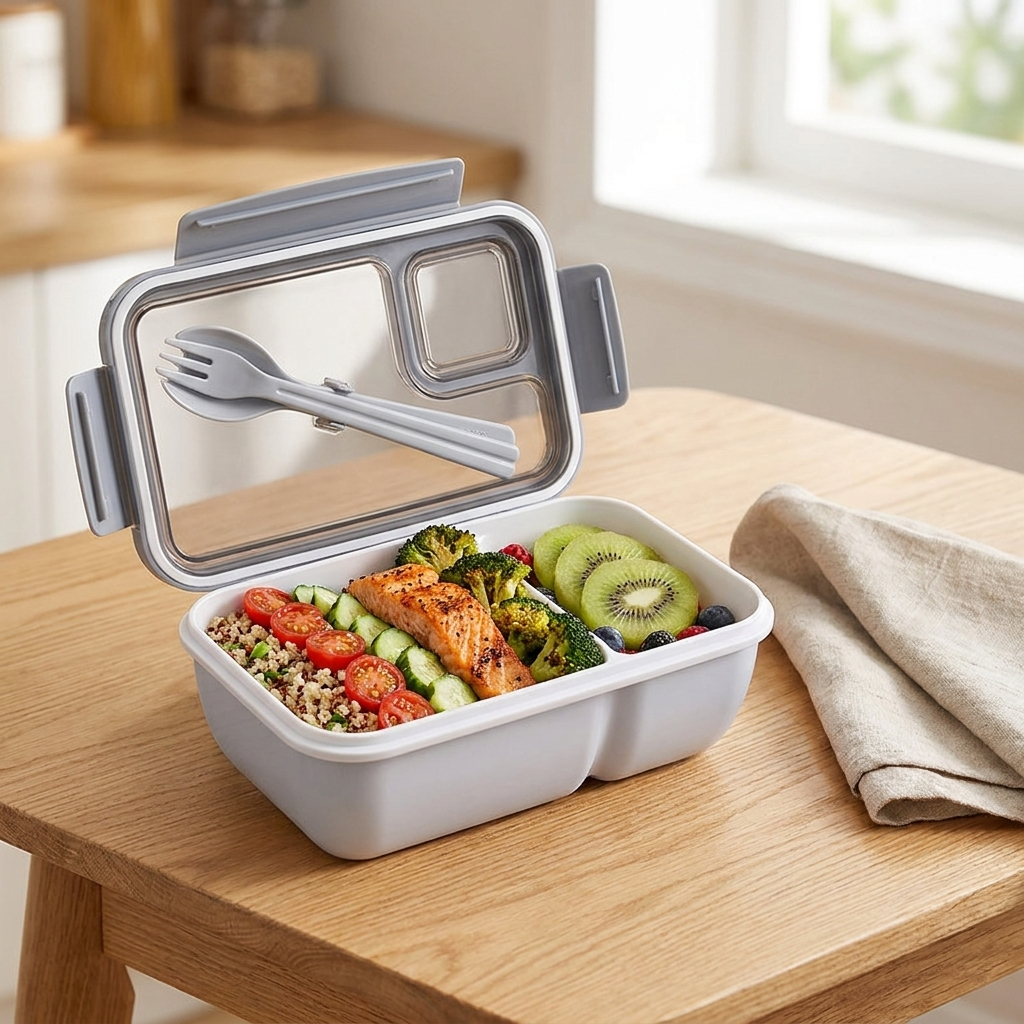 Bento lunchbox met verse maaltijd