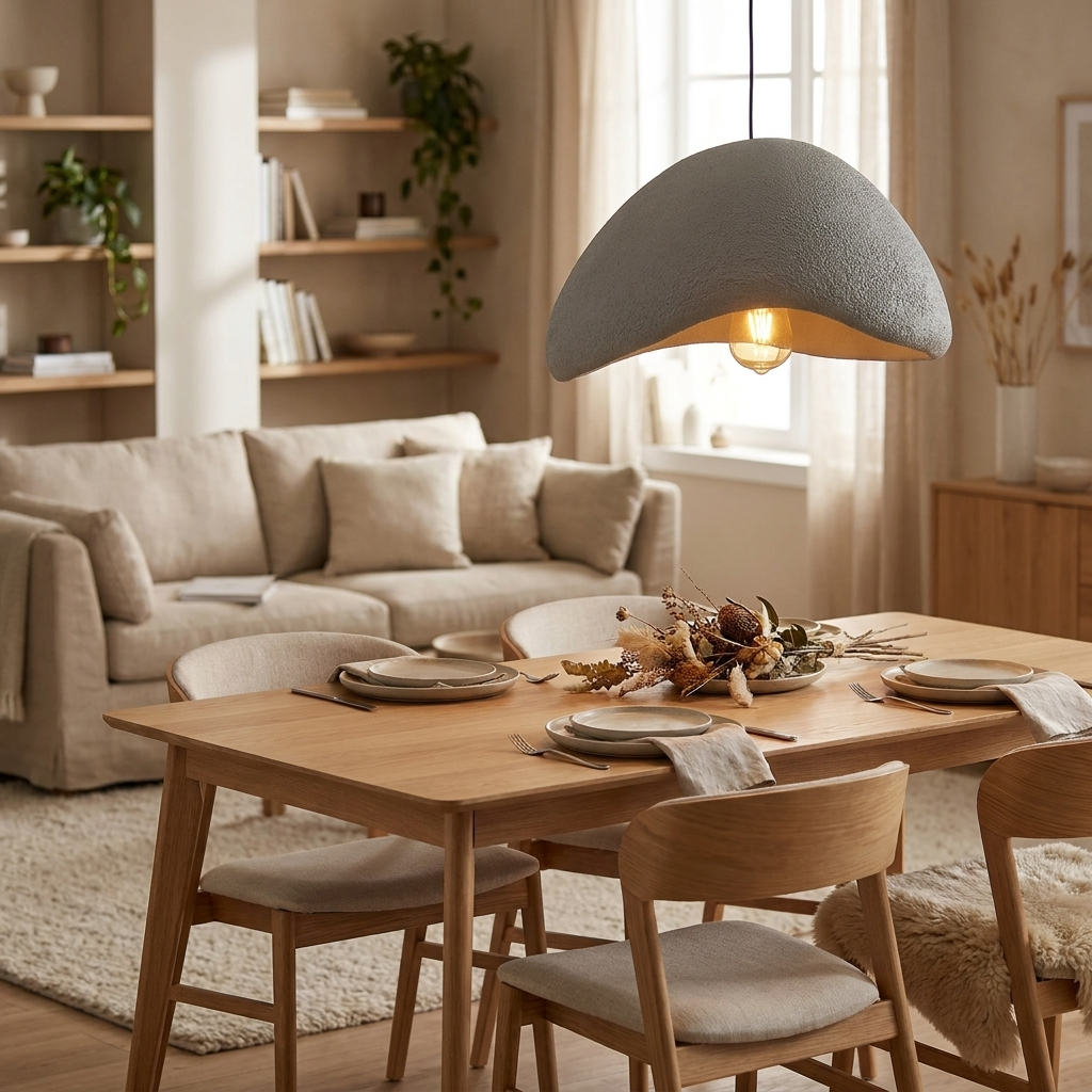Nordic LED hanglamp boven eettafel