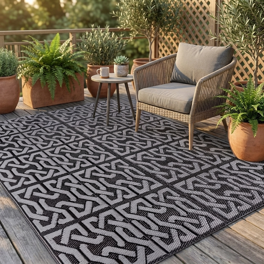Buitenkleed op terras