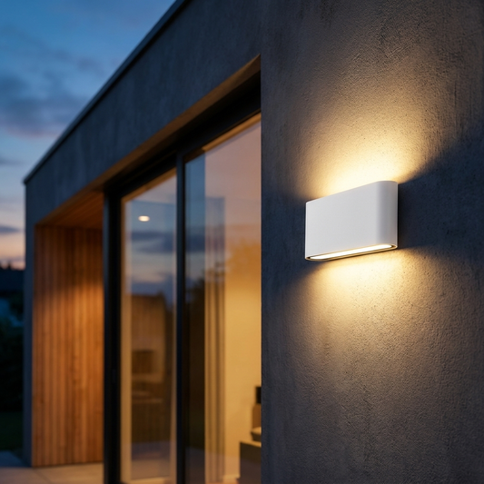 Buitenlamp LED op gevel