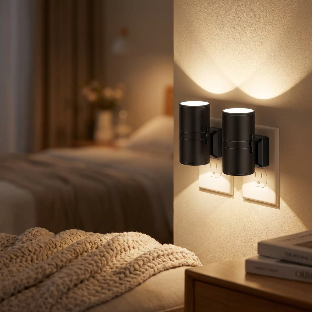 Dimbaar nachtlampje in stopcontact slaapkamer