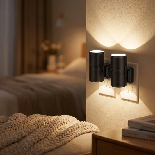 Dimbaar nachtlampje in stopcontact slaapkamer