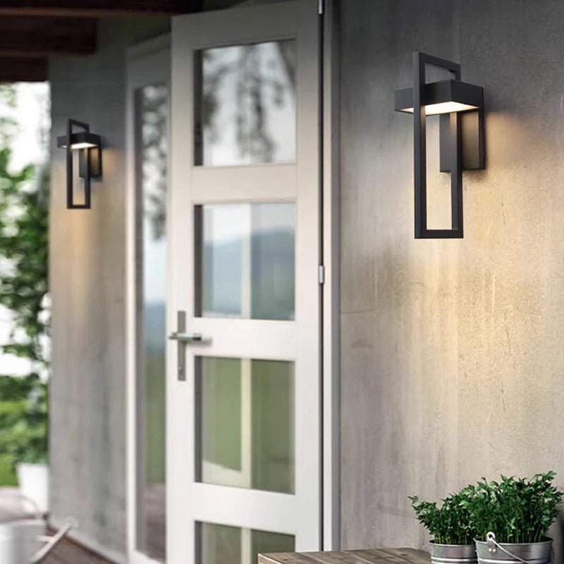 Buitenlamp Wand Scandinavisch – Waterdichte Aluminium LED Wandlamp voor Gevel