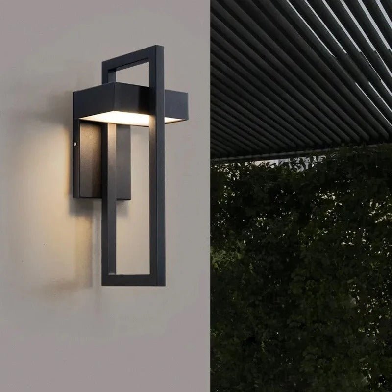 Buitenlamp Wand Scandinavisch – Waterdichte Aluminium LED Wandlamp voor Gevel