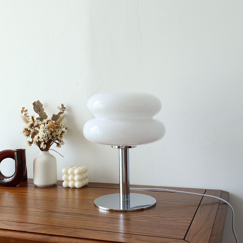 Tafellamp Glas Italiaans Design – Moderne Retro Sfeerlamp voor Woonkamer