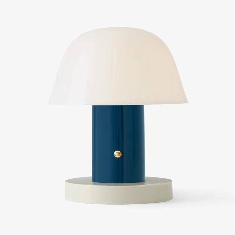 Mushroom Tafellamp Oplaadbaar – Draadloze Dimbare LED Paddenstoellamp met Touch