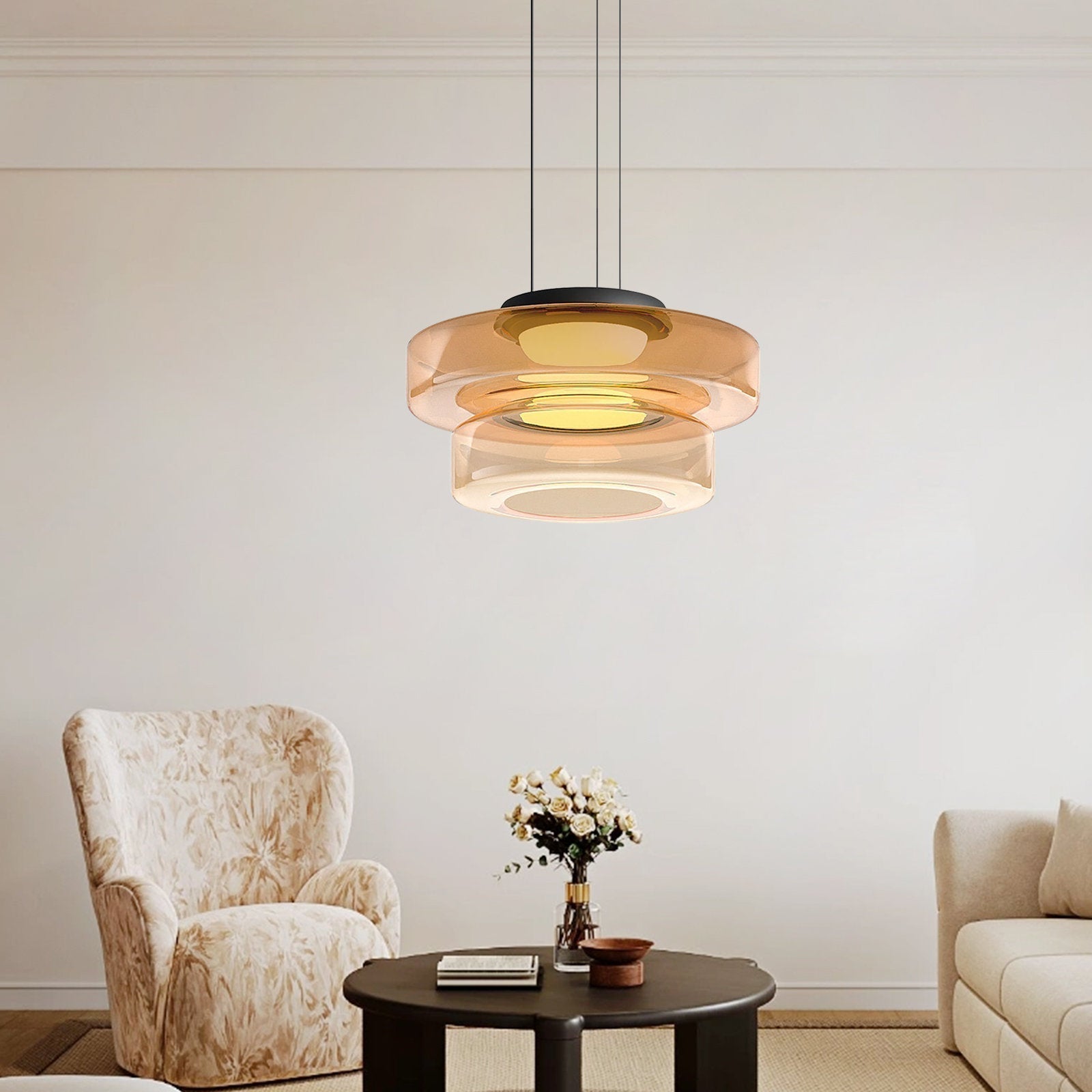Hanglamp Glas Bauhaus – Gekleurde Glazen Bollen in 6 Maten