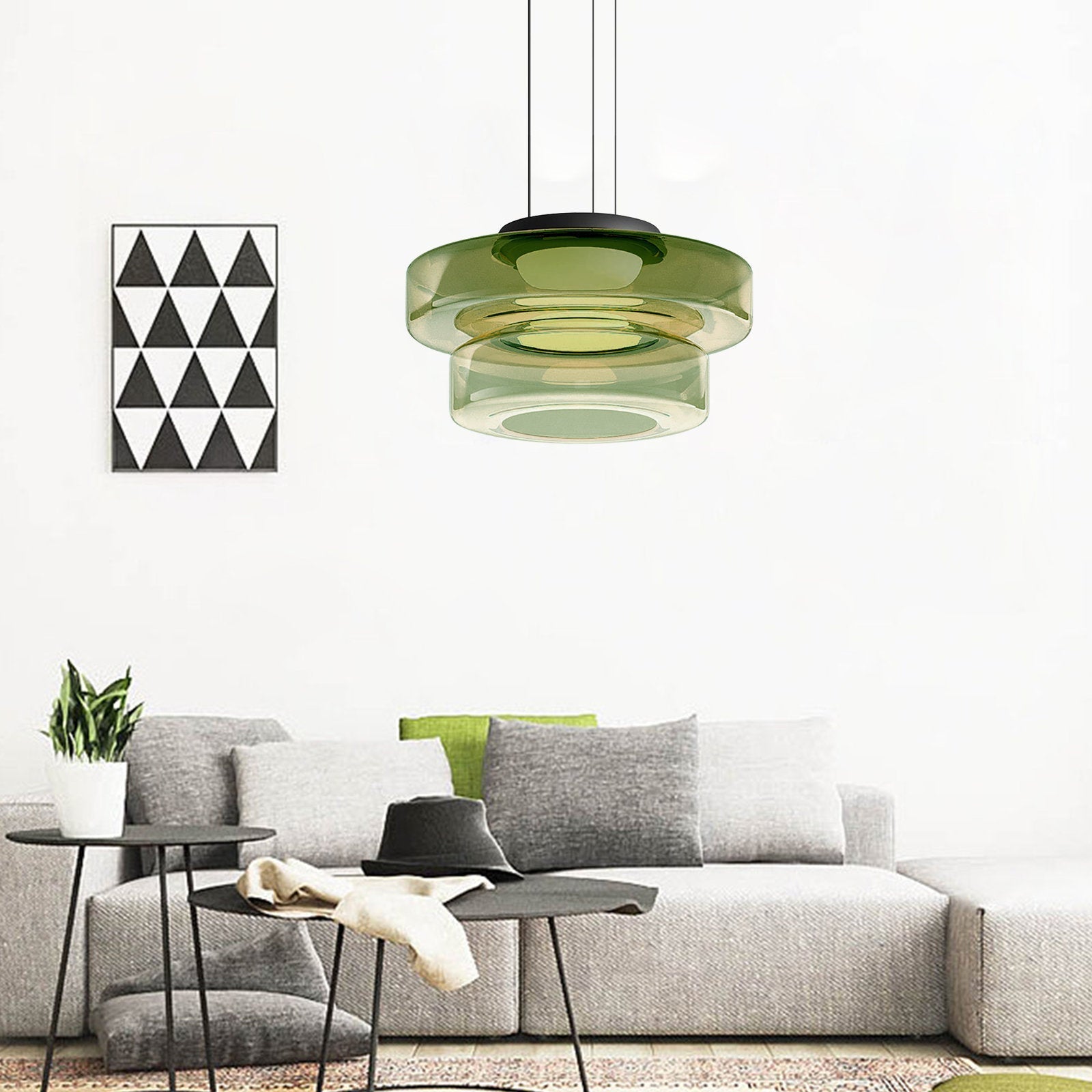 Hanglamp Glas Bauhaus – Gekleurde Glazen Bollen in 6 Maten