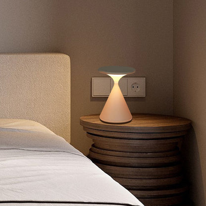 Aurora Draadloze Tafellamp Zandloper – Oplaadbare Sfeerlamp met Warm LED-licht