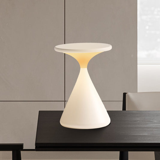Aurora Draadloze Tafellamp Zandloper – Oplaadbare Sfeerlamp met Warm LED-licht