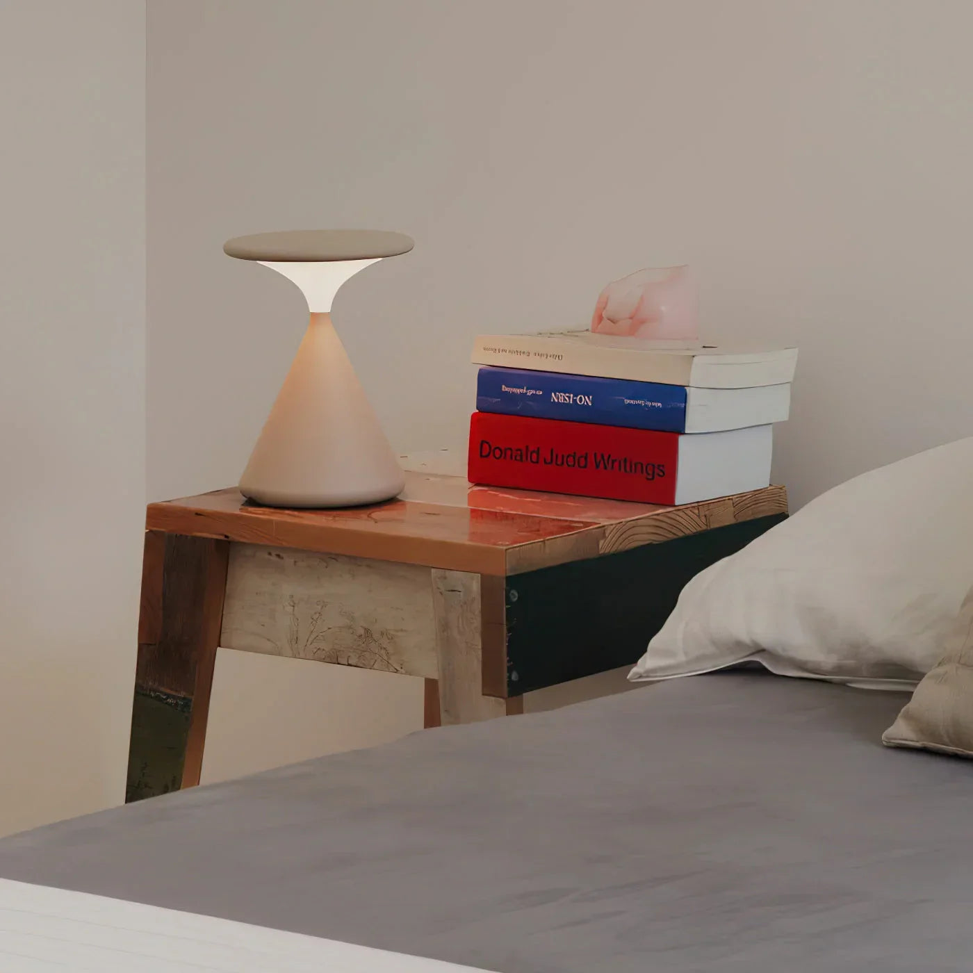 Aurora Draadloze Tafellamp Zandloper – Oplaadbare Sfeerlamp met Warm LED-licht
