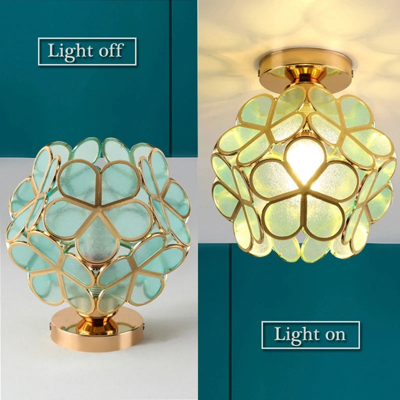 Plafondlamp Bloemblad – Elegante Nordic Sfeerlamp voor Hal & Slaapkamer