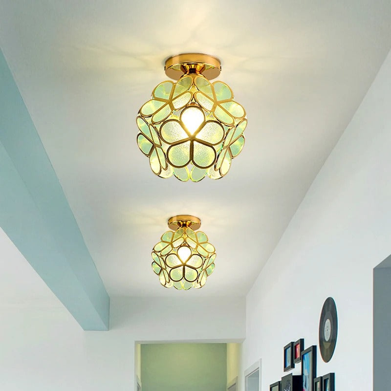 Plafondlamp Bloemblad – Elegante Nordic Sfeerlamp voor Hal & Slaapkamer