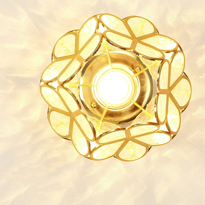 Plafondlamp Bloemblad – Elegante Nordic Sfeerlamp voor Hal & Slaapkamer